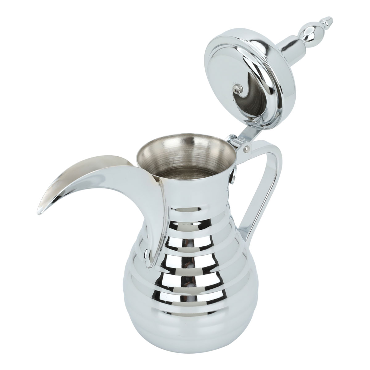 Al Saif Gallery Tuwaiq Steel Dallah Set, 2 Pieces - Silver product image 3