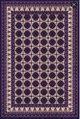 سجاده كورتينا شكل مستطيل، 2×3 سم، صنع آلياً - ازرق غامق product image 1