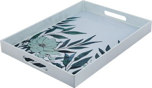 Al Saif Gallery Plastic Serving Tray, 40x30x4 cm, Rectangular - Gray Green product image 2