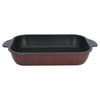 طقم قدور جرانيت تيتانيوم نيوكلاين، 10 قطع، غطاء زجاج - احمر غامق product image 5