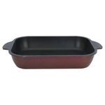 طقم قدور جرانيت تيتانيوم نيوكلاين، 10 قطع، غطاء زجاج - احمر غامق product image 5