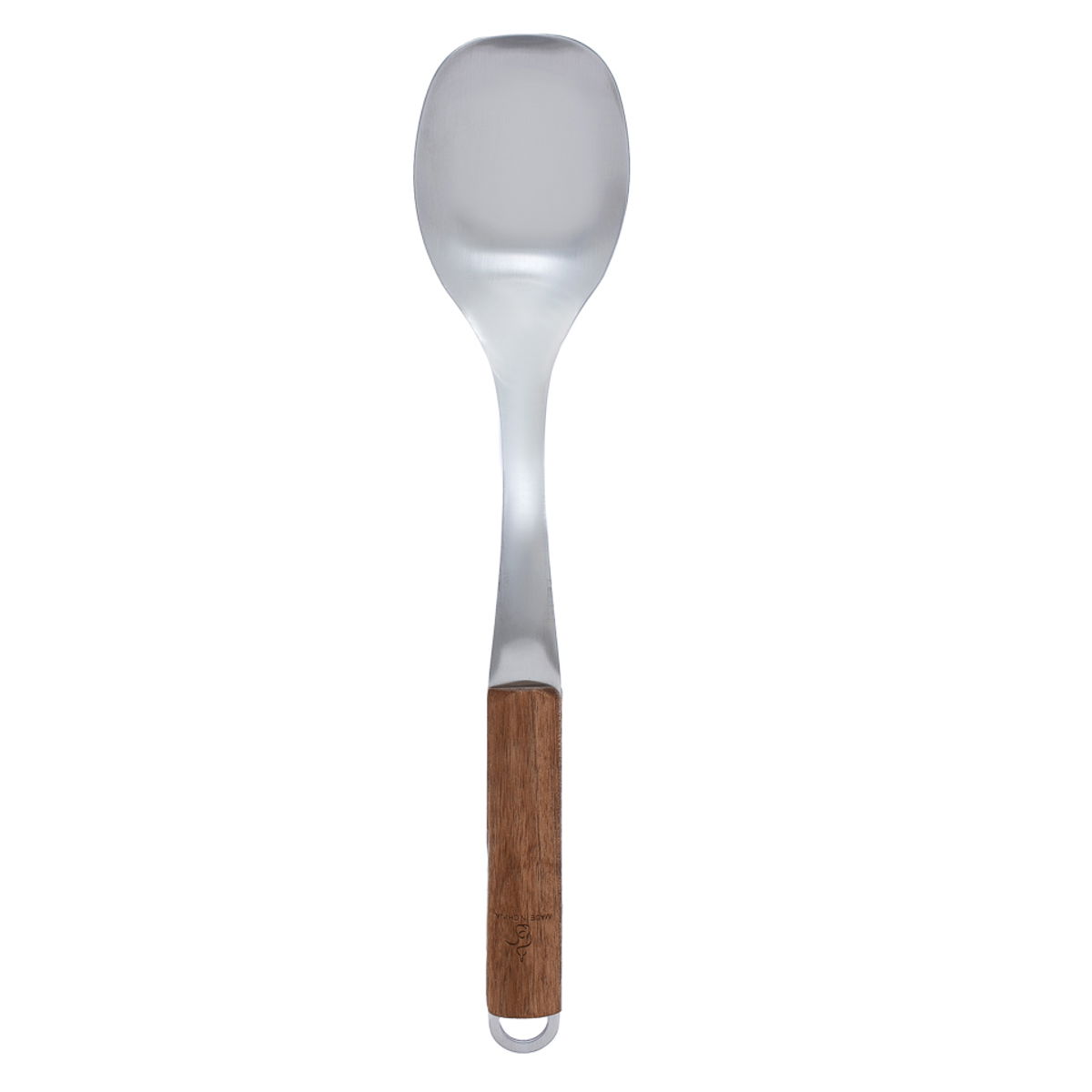 ملاعق تقليب الطعام بيد خشب السف غاليري - فضي بني product image 2