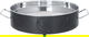 Al Saif Gallery Steel Food Warmer, 44 x 36 x 14 cm, Round, Double Bowl, Crescent Pattern, Medium - Black product image 5