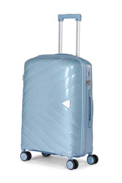Limra LMA-1922 Polypropylene Luggage Set, 3 Sizes, 4 Wheels - Blue product image 4