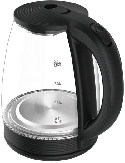 غلاية كهربائية ويننج ستار، 1.8 لتر، 1500، ST-6042 - اسود شفاف product image 7