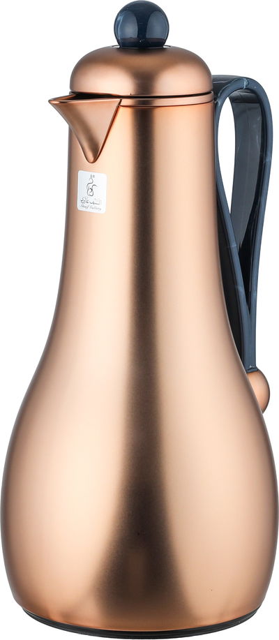 طقم ترامس غيم السيف غاليري، قطعتين، 1/1 لتر، حافظة داخلية زجاج، يد زرقاء - نحاسي product image 8