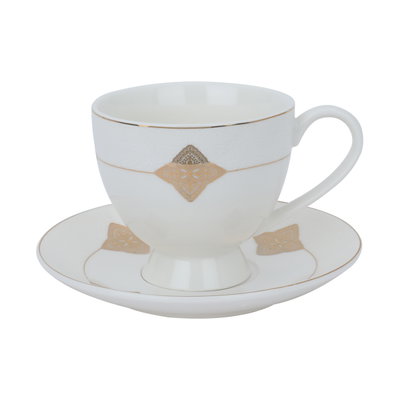 طقم سفرة بورسلان السيف غاليري، 77 قطعة - أبيض product image 4
