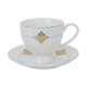 طقم سفرة بورسلان السيف غاليري، 77 قطعة - أبيض product image 4