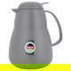 Helios thermos, 1 liter, thermal glass inner container, plastic outer shell - brown product image 1
