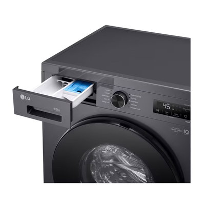 LG WSF0905MB Front Load Washer Dryer, 9 kg wash / 5 kg dry, 100% drying, 6 Motion, 1400 RPM, Wi-Fi - Black product image 4