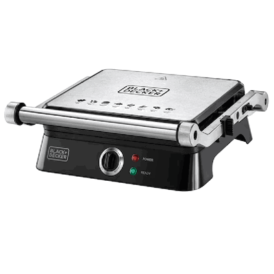 شواية كهربائية مزدوجة بلاك اند ديكر، 1400 واط، CG1400-B5 - اسود product image 2