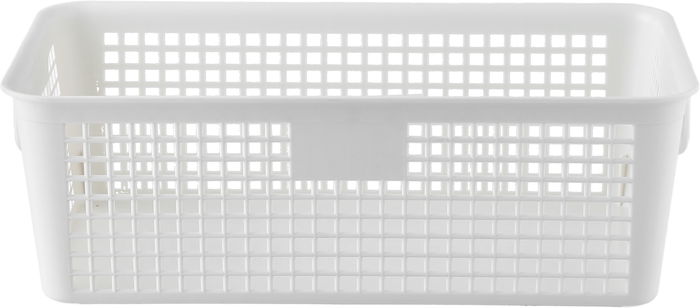 Saifso Plastic Storage Basket, 26.5x14.8x8.8 cm - Beige product image 1