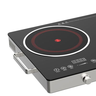 موقد سطح كهربائي ويننج ستار، 2 عين، 1800 واط، تحكم باللمس، مؤقت، ST-9676 - اسود product image 4