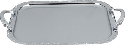 Al Saif Gallery Stainless Steel Serving Set, 3 Pieces, Rectangular, Silver Handle - Silver product image 3