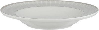 طقم سفرة بورسلان السيف غاليري، 86 قطعة، رسومات خطية - أبيض ذهبي product image 18