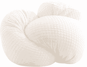 Neyam Memory Foam Body Pillow, 153 x 23 cm - White product image