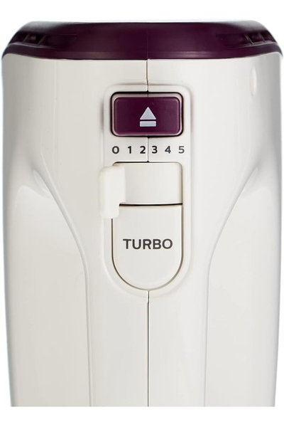 Philips HR3740/11 Hand Mixer, 400W, 5 Speeds - White/Purple product image 3