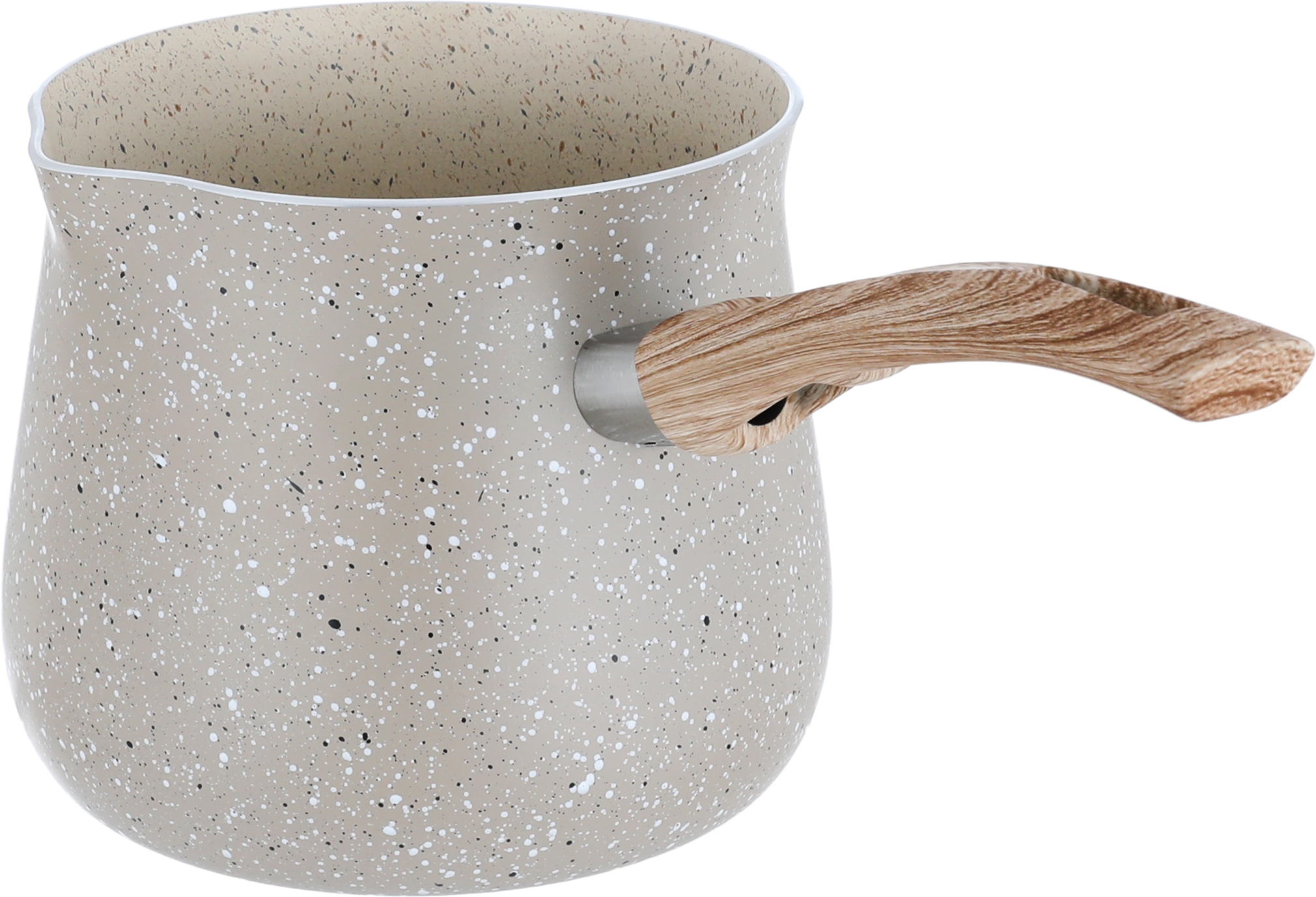 Rocky Granite Pot, 12.5 cm - Beige product image 2