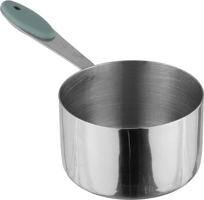 طقم اكواب قياس ستانلس استيل السيف غاليري، 4 قطع، يد سيليكون - فضي product image 3