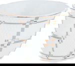 Al Saif Gallery Saudi Porcelain Coffee Cups, 12 Pieces - White Grey product image 2