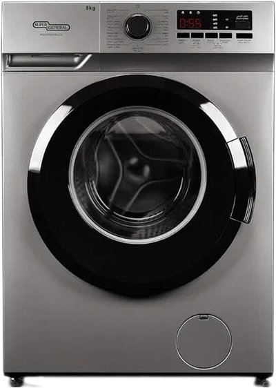 Super General KSGW8500NLED Automatic Washing Machine, 8 kg, Front Loading, Digital Display - Silver Black product image 3