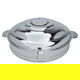 AlSaif Gallery Steel Gozi Food Container, 16 Liter - Silver product image 1
