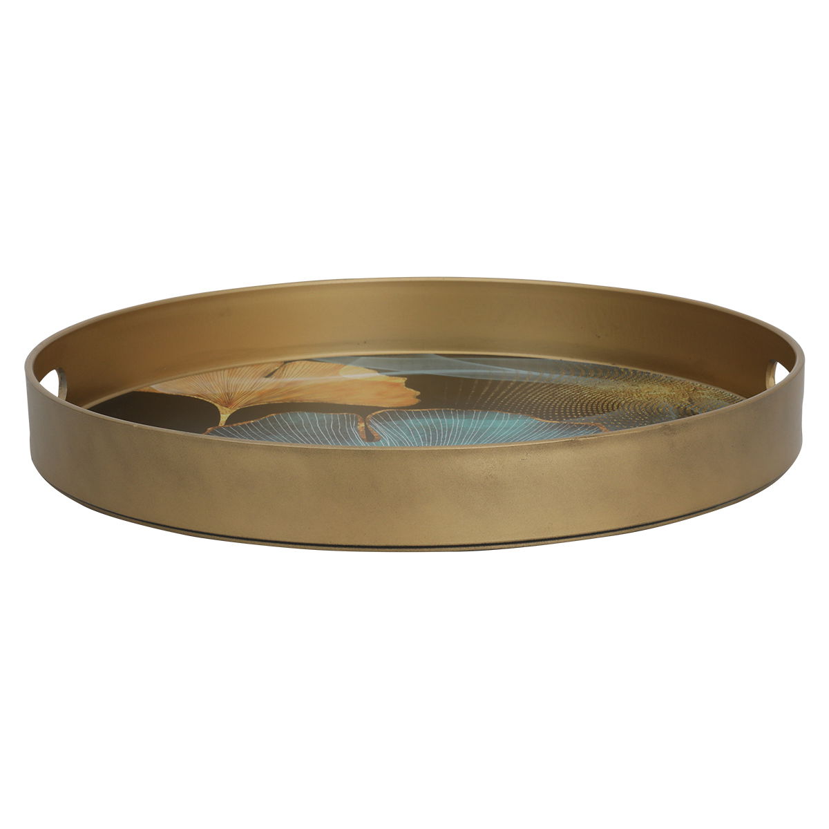 Al Saif Gallery Plastic Serving tray, 33x33x4 cm - Gold product image 3