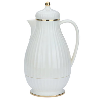 Elegance Savannah Thermos, 0.6L, Glass Inner Carrier, Plastic Outer Body - Beige product image 2