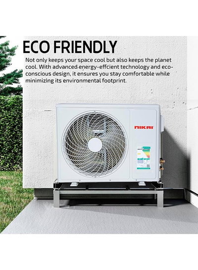 Nikai NSAC24136C24 Split Air Conditioner, 21200 BTU, 2 Ton, Cool Only - White product image 9