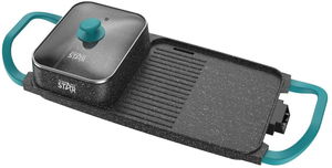 قدر كهربائي مع شواية ويننج ستار، 3 لتر، 1800 واط، ST-9814 - اسود product image