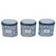 Al Saif Gallery steel box set, 3 pieces, round - blue product image 3