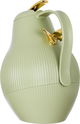 Al Saif Gallery Dora thermos, 1.5 liters, golden butterfly, thermal glass inner container, plastic outer shell - green product image 3