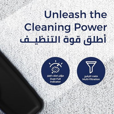 مكنسة كهربائية برميل كيون، 2200 واط، 18 لتر، OR-DVC621 - ازرق product image 6