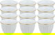 Al Saif Gallery porcelain Arabic coffee cups set, 12 pieces, striped - grey product image 1
