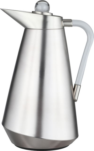 طقم ترامس طريف السيف غاليري، 1/0.7 لتر، حافظة داخلية زجاج، يد شفاف، غطاء ضغاط - فضي product image 2