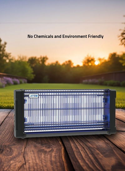 صاعق حشرات ارو، 18 وات، 68×25 سم، RO-40IKCG - اسود product image 4