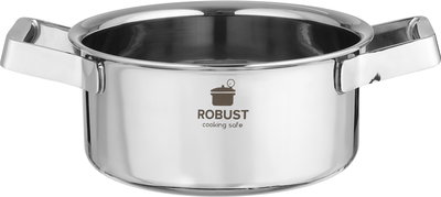 Robust Stainless Steel Cooking Pot, 18 cm - Silver product image 3