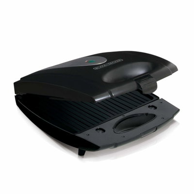 Black TS4080-B5 & Decker Sandwich Maker, 1200/1400 Watts, 4 Plates - Black product image 3