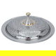 غوزي استيل بغطاء منقوش السيف غاليري، 50 سم، دائري - فضي product image 2