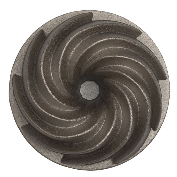 قالب كيك ألمنيوم روكي، 10x10x4 سم، وردة - ذهبي غامق product image 3