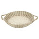 طوفرية تقديم خوص السيف غاليري، 40×40×8.6 سم، دائري - بيج أبيض product image 1