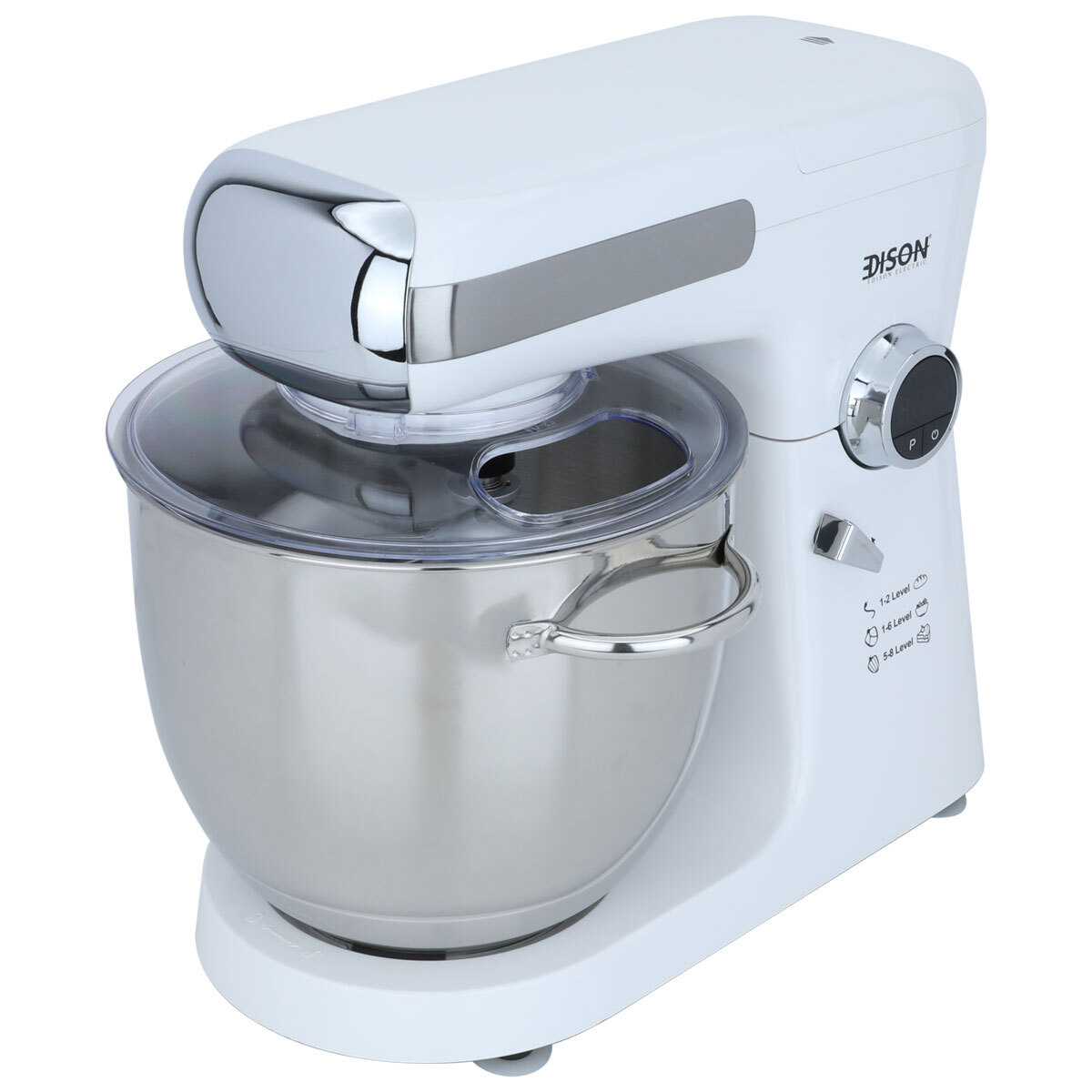 عجانة كهربائية ديجيتال إديسون، 2000 واط، 10 لتر، 8 سرعات، FM162 - أبيض product image 3
