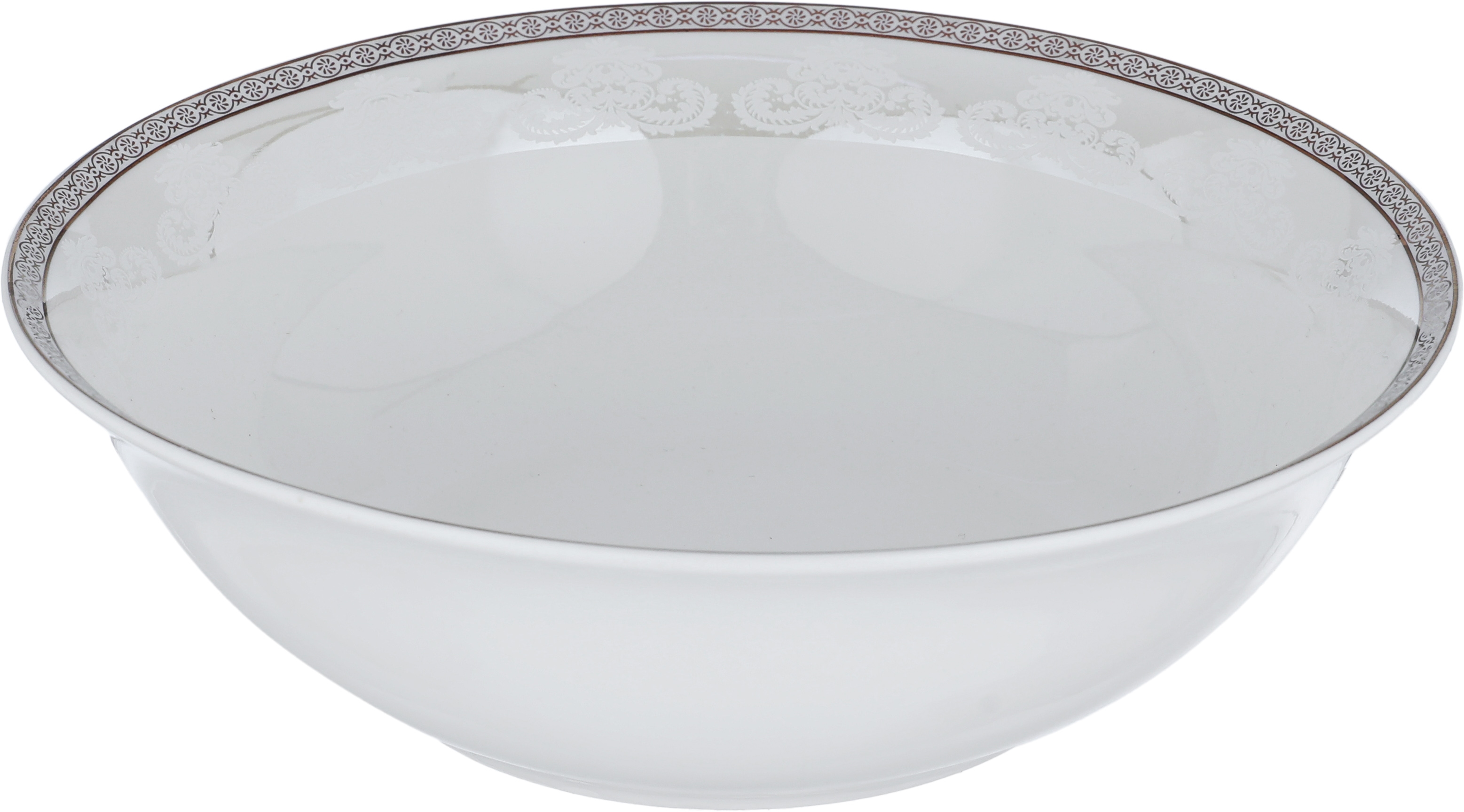Dania Porcelain Dining Serving Set, 75 Pieces, Engraved - White product image 6