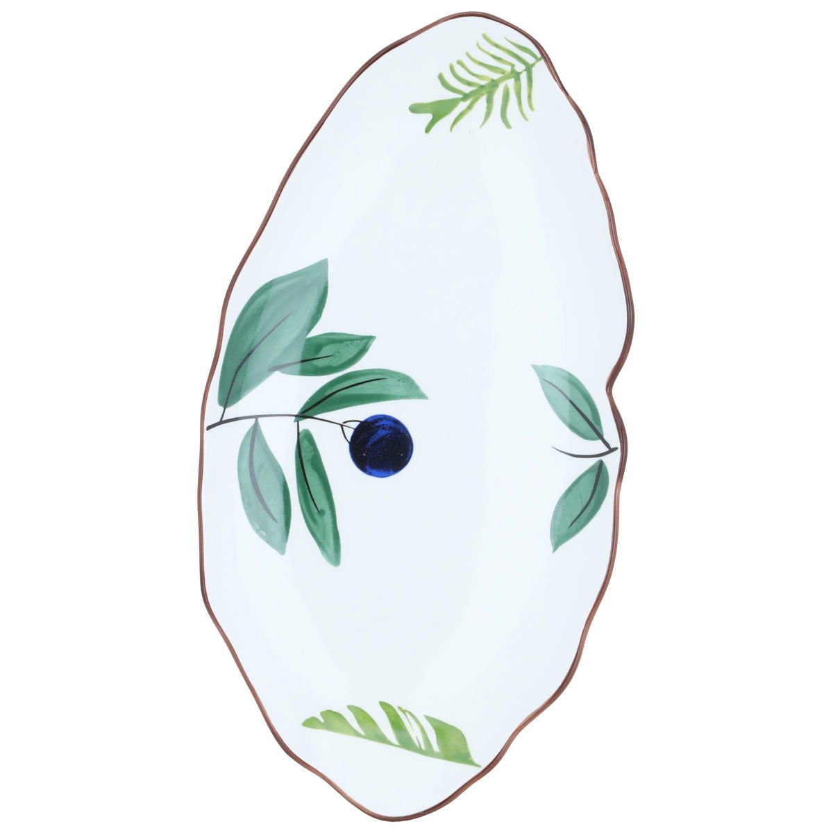 Al Saif Gallery porcelain dessert plate, 14 inches - white product image 1