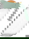 جيك زجاج مع غطاء هيرفين، 1 لتر - اصفر شفاف product image 1