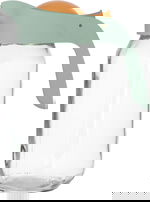 جيك زجاج مع غطاء هيرفين، 1 لتر - اصفر شفاف product image 1