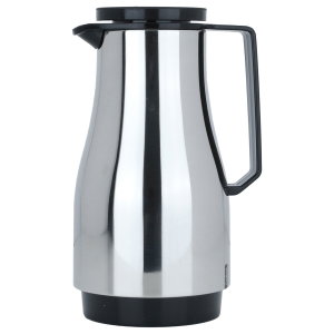 ترمس هيلوز، 1 لتر، حافظة داخلية زجاج حراري - أسود فضي product image 2