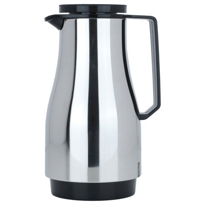 ترمس هيلوز، 1 لتر، حافظة داخلية زجاج حراري - أسود فضي product image 2