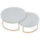 Al Saif Gallery Marble Cake Serving Set, 2 Pieces - White product image 1