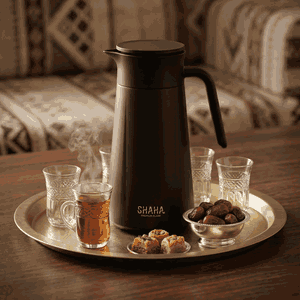 ترمس شاها، حافظة داخلية ستانلس استيل، 1.5 لتر - أسود product image 2